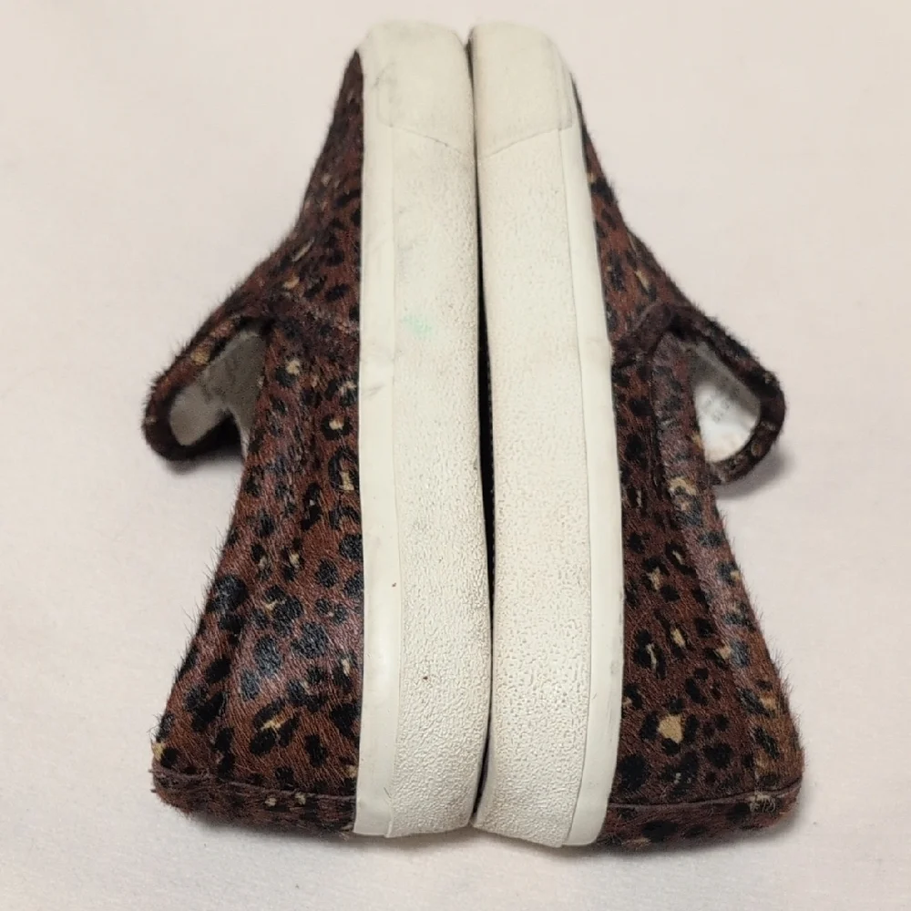 Madewell Sidewalk Slip-On Sneakers Painted Calf Hair Size 7